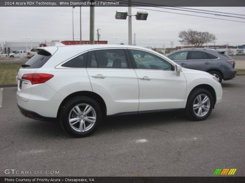 White Diamond Pearl / Parchment 2014 Acura RDX Technology