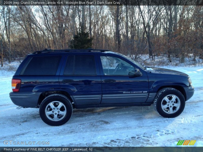 Midnight Blue Pearl / Dark Slate Gray 2004 Jeep Grand Cherokee Laredo 4x4