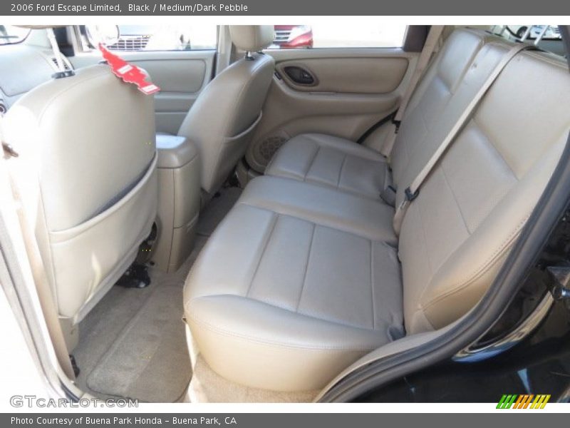 Black / Medium/Dark Pebble 2006 Ford Escape Limited