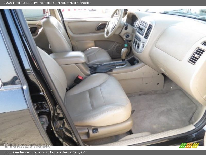 Black / Medium/Dark Pebble 2006 Ford Escape Limited
