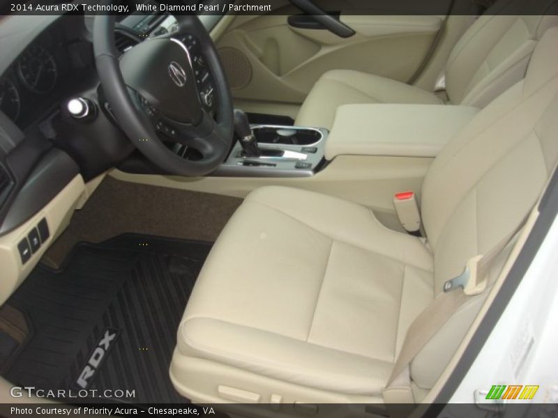 White Diamond Pearl / Parchment 2014 Acura RDX Technology