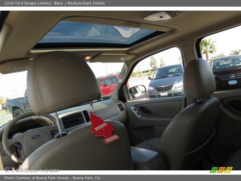 Black / Medium/Dark Pebble 2006 Ford Escape Limited