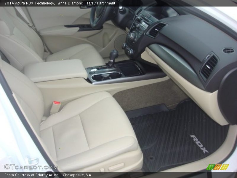 White Diamond Pearl / Parchment 2014 Acura RDX Technology