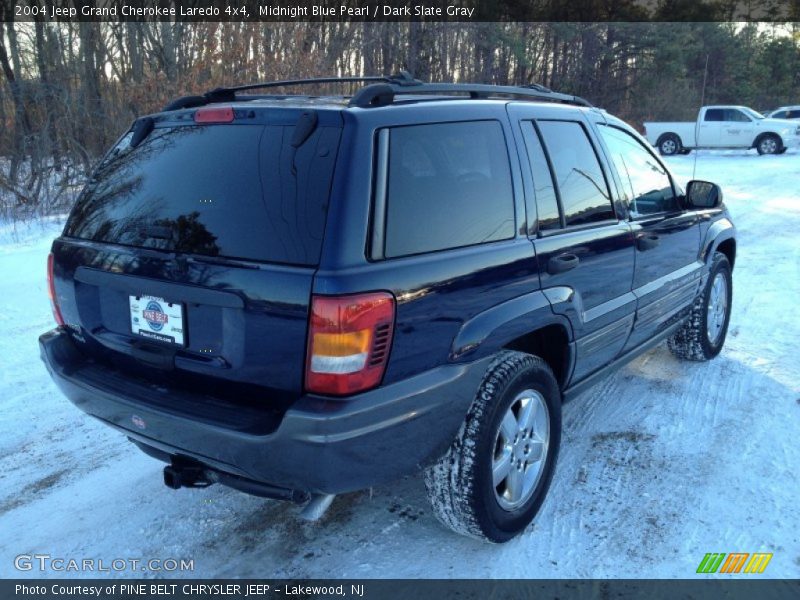 Midnight Blue Pearl / Dark Slate Gray 2004 Jeep Grand Cherokee Laredo 4x4