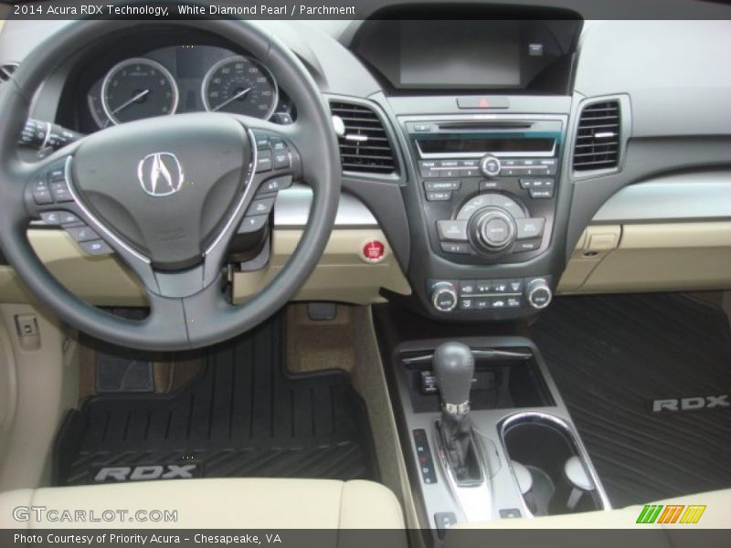 White Diamond Pearl / Parchment 2014 Acura RDX Technology