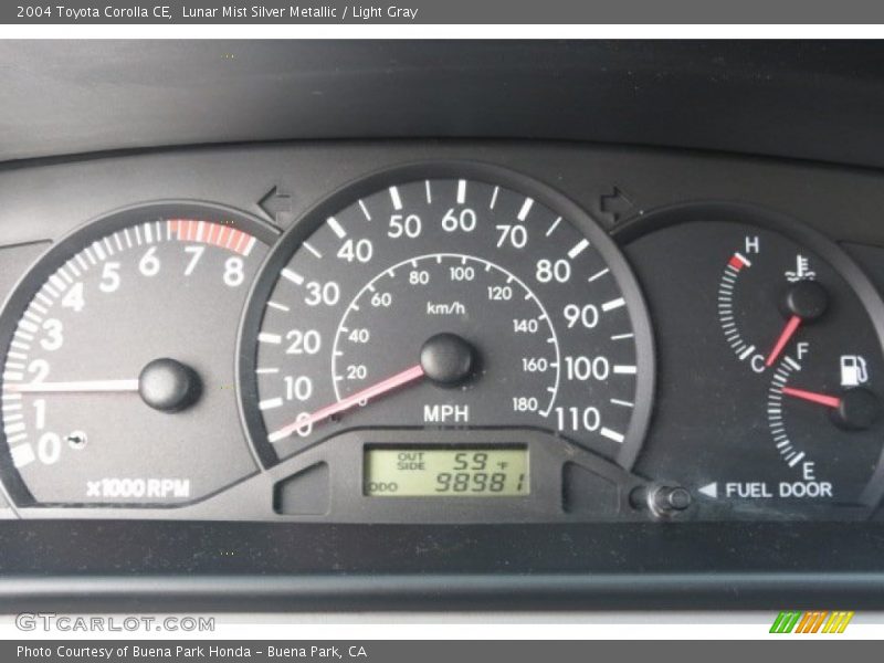Lunar Mist Silver Metallic / Light Gray 2004 Toyota Corolla CE