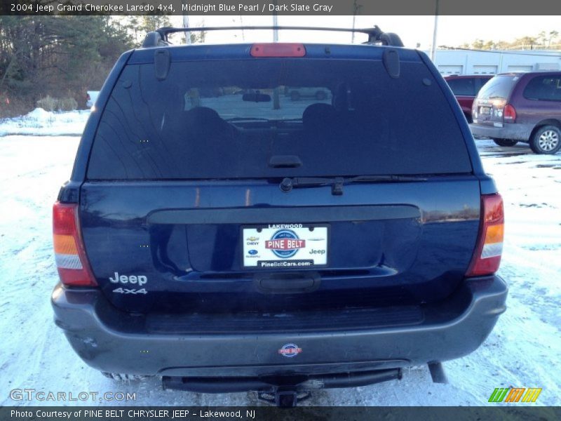 Midnight Blue Pearl / Dark Slate Gray 2004 Jeep Grand Cherokee Laredo 4x4