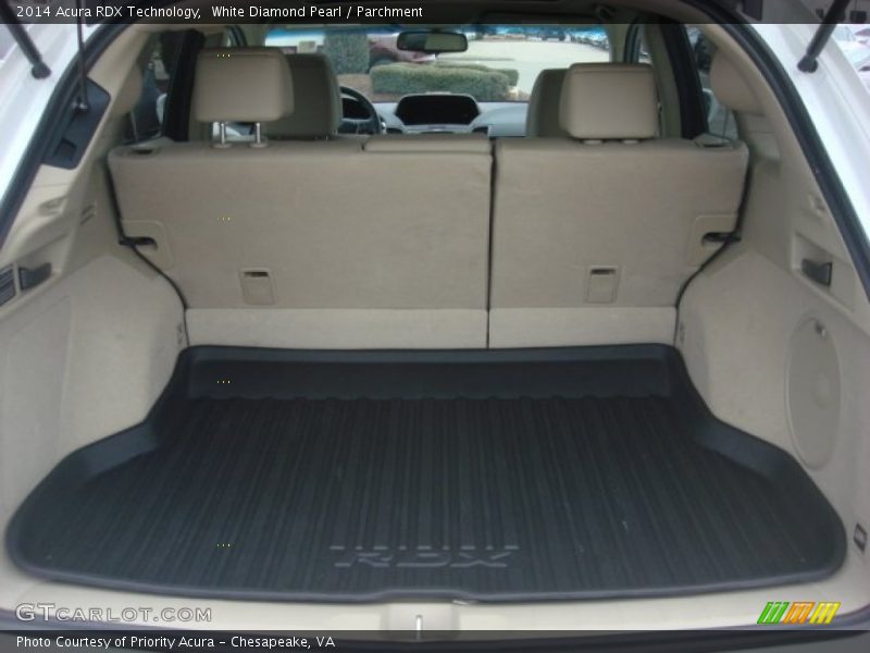 White Diamond Pearl / Parchment 2014 Acura RDX Technology