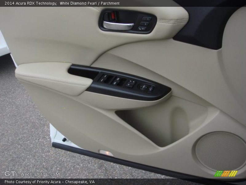 White Diamond Pearl / Parchment 2014 Acura RDX Technology