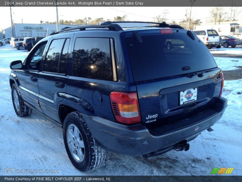 Midnight Blue Pearl / Dark Slate Gray 2004 Jeep Grand Cherokee Laredo 4x4