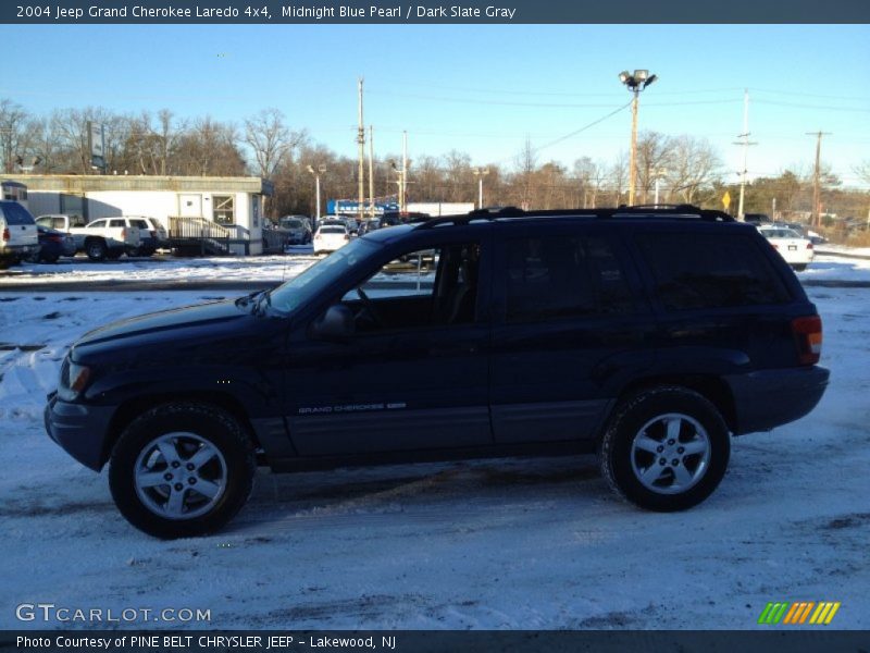 Midnight Blue Pearl / Dark Slate Gray 2004 Jeep Grand Cherokee Laredo 4x4