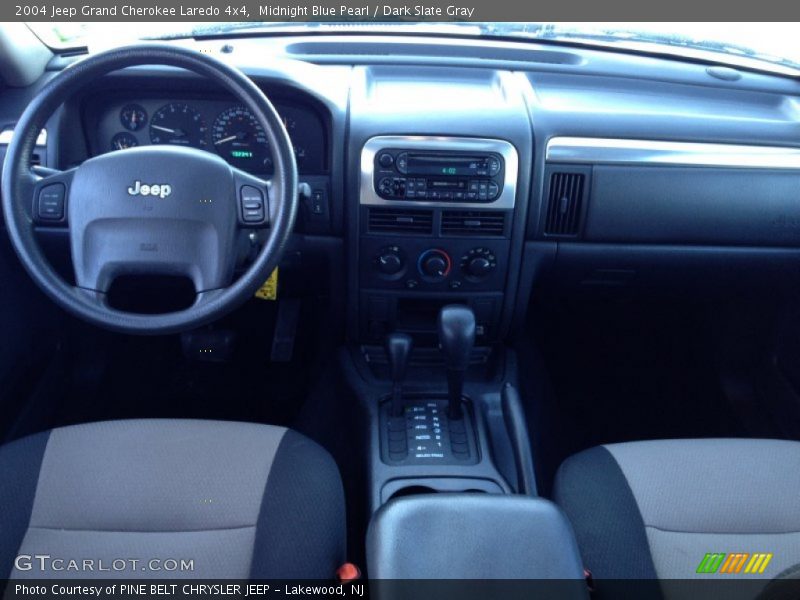 Midnight Blue Pearl / Dark Slate Gray 2004 Jeep Grand Cherokee Laredo 4x4