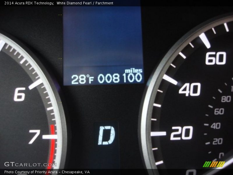 White Diamond Pearl / Parchment 2014 Acura RDX Technology
