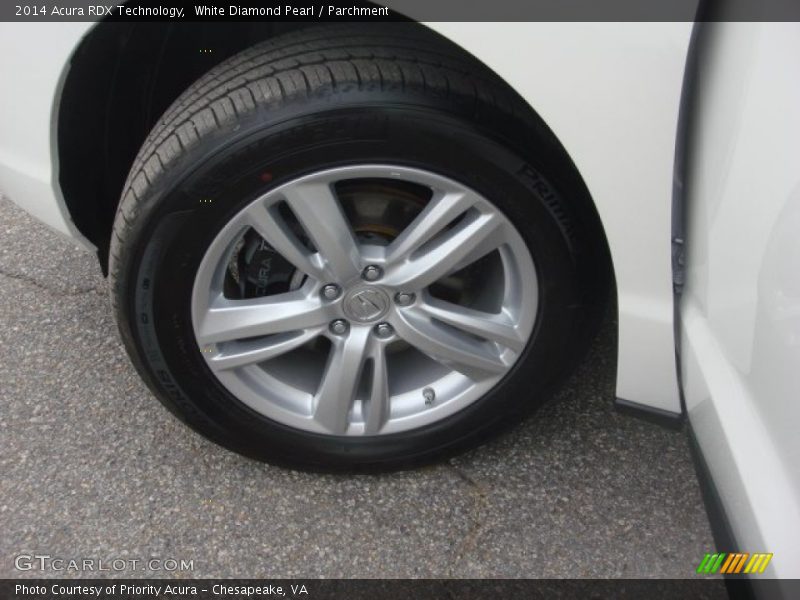 White Diamond Pearl / Parchment 2014 Acura RDX Technology