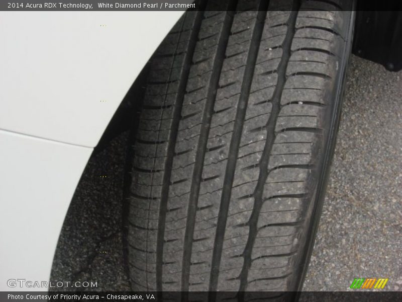 White Diamond Pearl / Parchment 2014 Acura RDX Technology