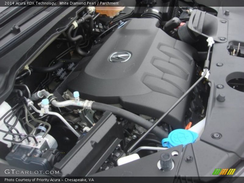 White Diamond Pearl / Parchment 2014 Acura RDX Technology