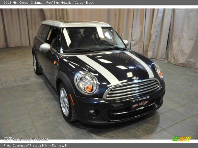 Reef Blue Metallic / Carbon Black 2013 Mini Cooper Clubman