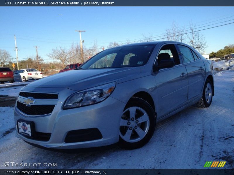 Silver Ice Metallic / Jet Black/Titanium 2013 Chevrolet Malibu LS