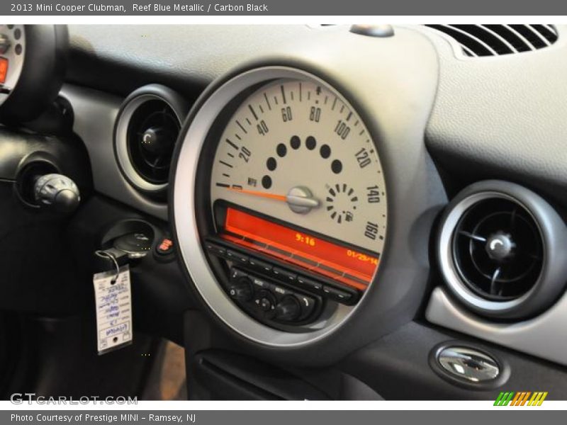 Reef Blue Metallic / Carbon Black 2013 Mini Cooper Clubman