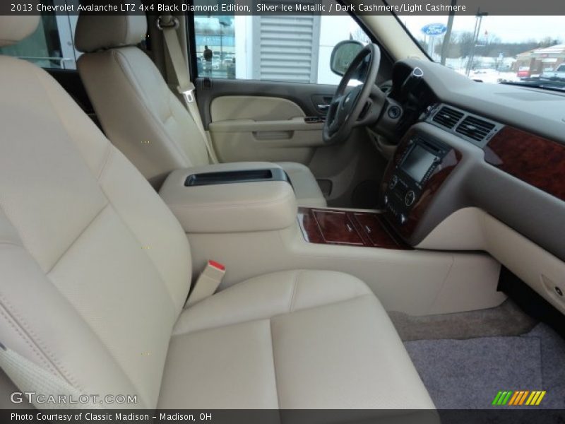 Silver Ice Metallic / Dark Cashmere/Light Cashmere 2013 Chevrolet Avalanche LTZ 4x4 Black Diamond Edition