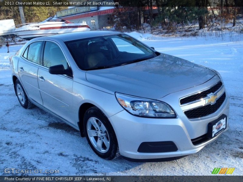 Silver Ice Metallic / Jet Black/Titanium 2013 Chevrolet Malibu LS