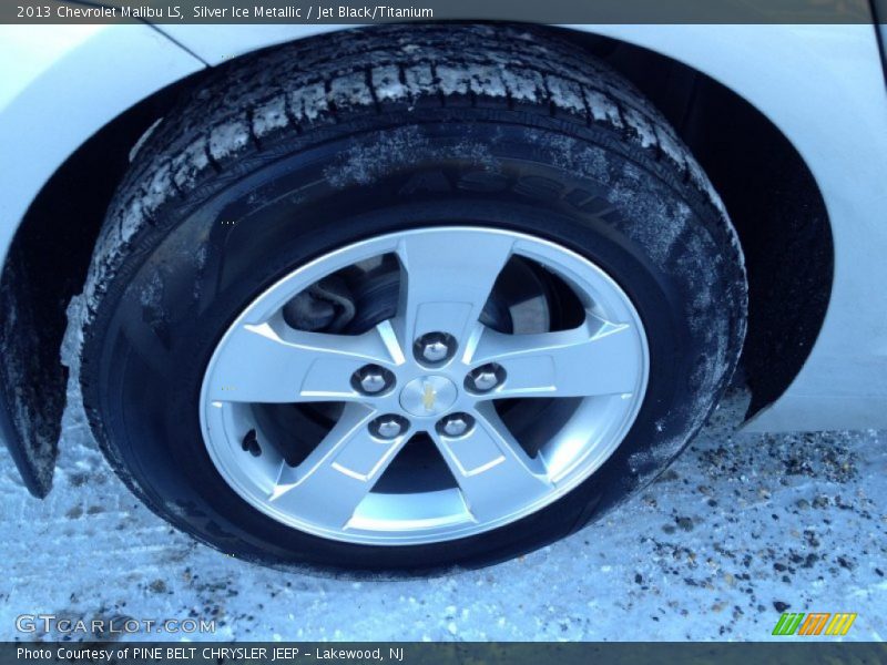 Silver Ice Metallic / Jet Black/Titanium 2013 Chevrolet Malibu LS