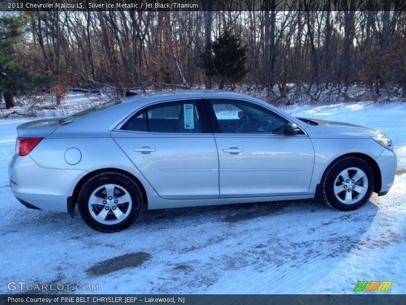 Silver Ice Metallic / Jet Black/Titanium 2013 Chevrolet Malibu LS