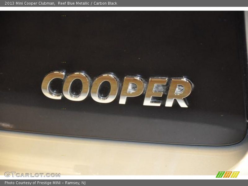 Reef Blue Metallic / Carbon Black 2013 Mini Cooper Clubman