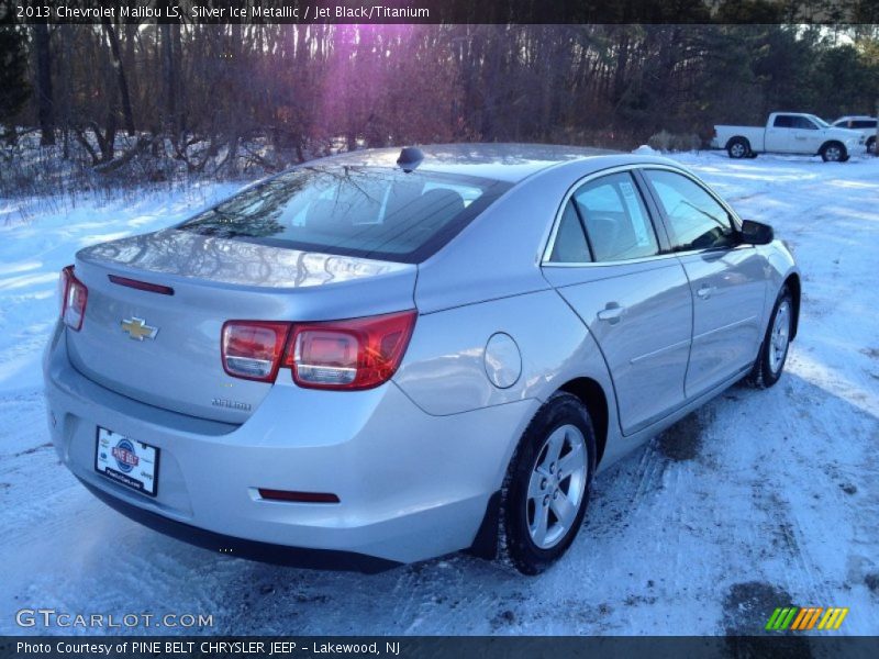 Silver Ice Metallic / Jet Black/Titanium 2013 Chevrolet Malibu LS