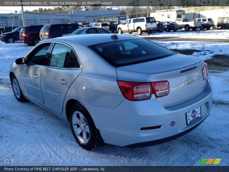 Silver Ice Metallic / Jet Black/Titanium 2013 Chevrolet Malibu LS