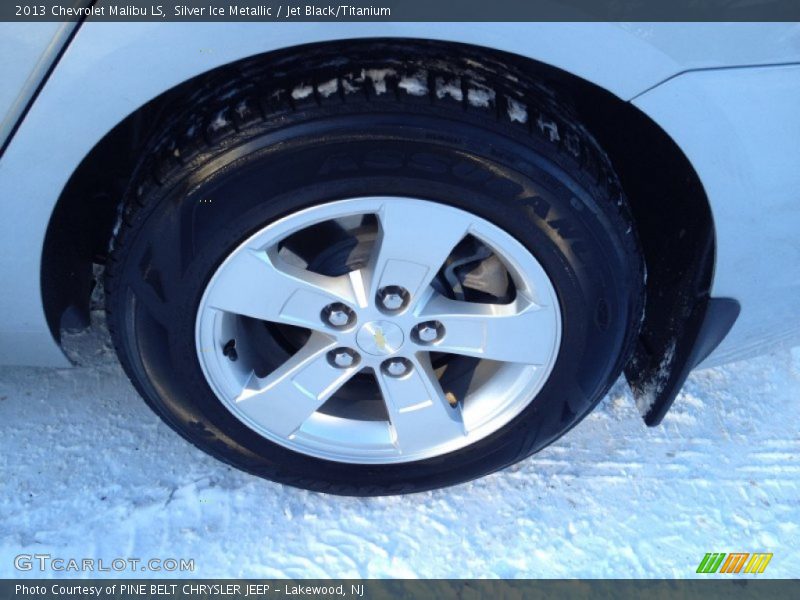 Silver Ice Metallic / Jet Black/Titanium 2013 Chevrolet Malibu LS
