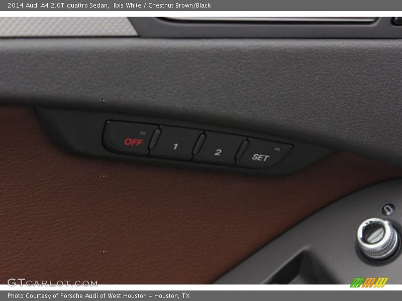 Ibis White / Chestnut Brown/Black 2014 Audi A4 2.0T quattro Sedan