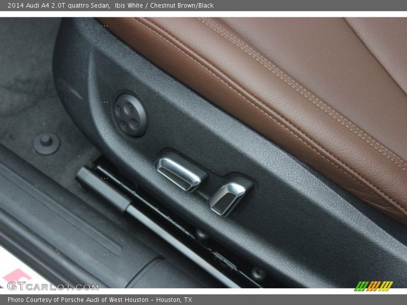 Ibis White / Chestnut Brown/Black 2014 Audi A4 2.0T quattro Sedan