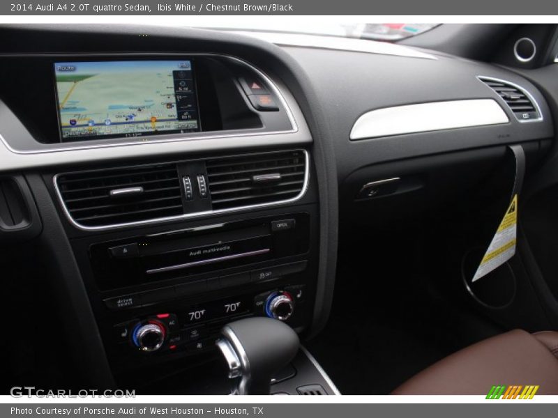 Ibis White / Chestnut Brown/Black 2014 Audi A4 2.0T quattro Sedan