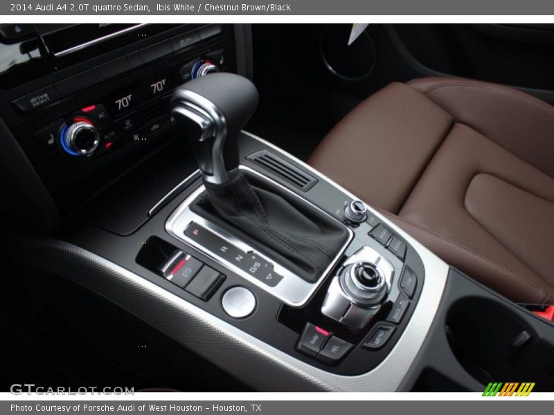 Ibis White / Chestnut Brown/Black 2014 Audi A4 2.0T quattro Sedan