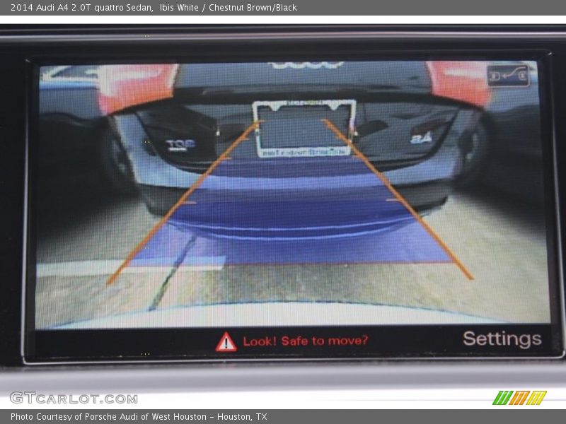 Ibis White / Chestnut Brown/Black 2014 Audi A4 2.0T quattro Sedan