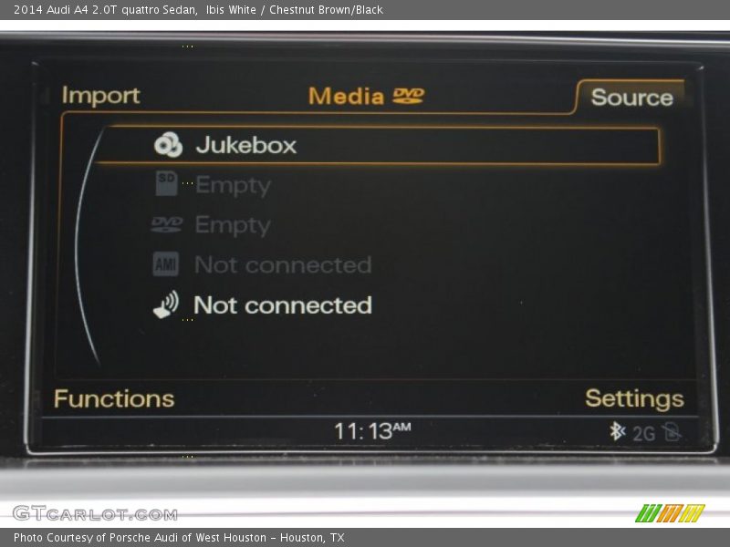 Ibis White / Chestnut Brown/Black 2014 Audi A4 2.0T quattro Sedan