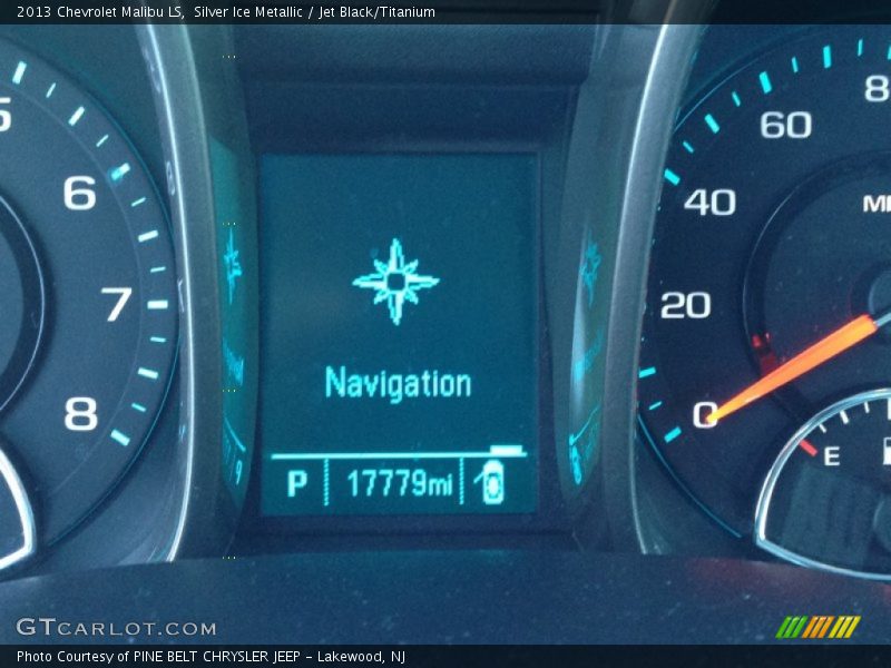 Silver Ice Metallic / Jet Black/Titanium 2013 Chevrolet Malibu LS