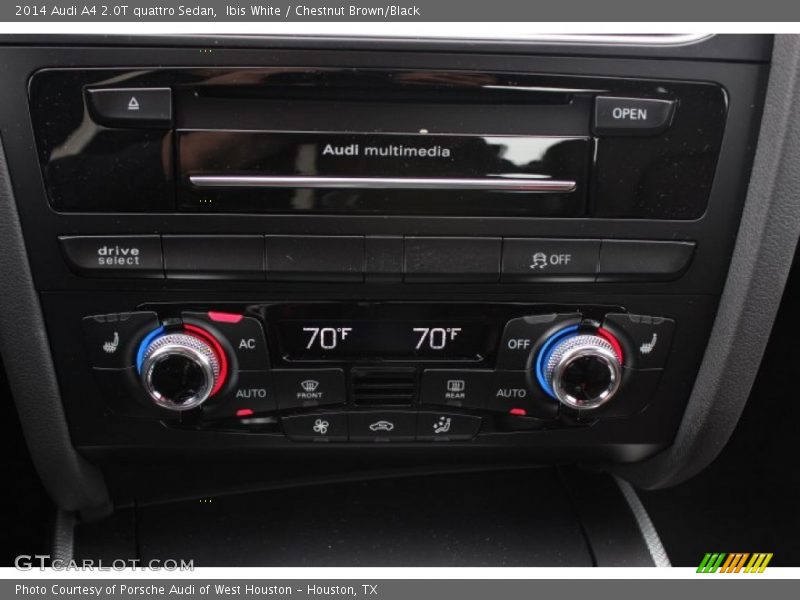 Ibis White / Chestnut Brown/Black 2014 Audi A4 2.0T quattro Sedan