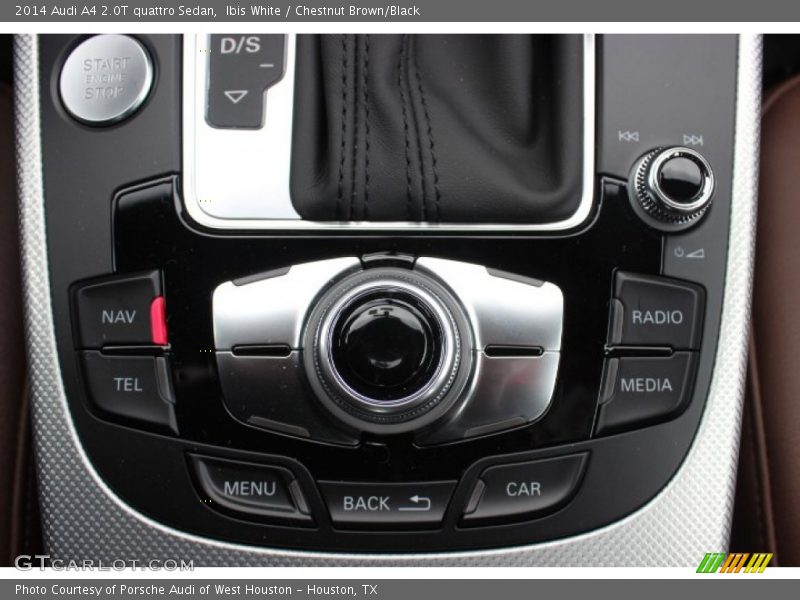 Ibis White / Chestnut Brown/Black 2014 Audi A4 2.0T quattro Sedan
