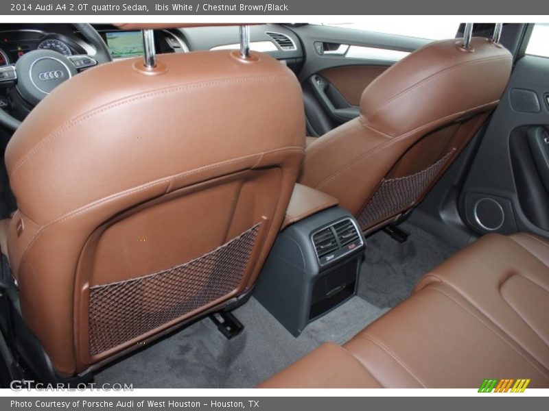 Ibis White / Chestnut Brown/Black 2014 Audi A4 2.0T quattro Sedan
