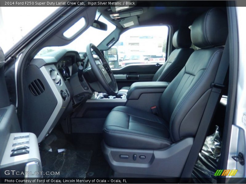 Front Seat of 2014 F250 Super Duty Lariat Crew Cab