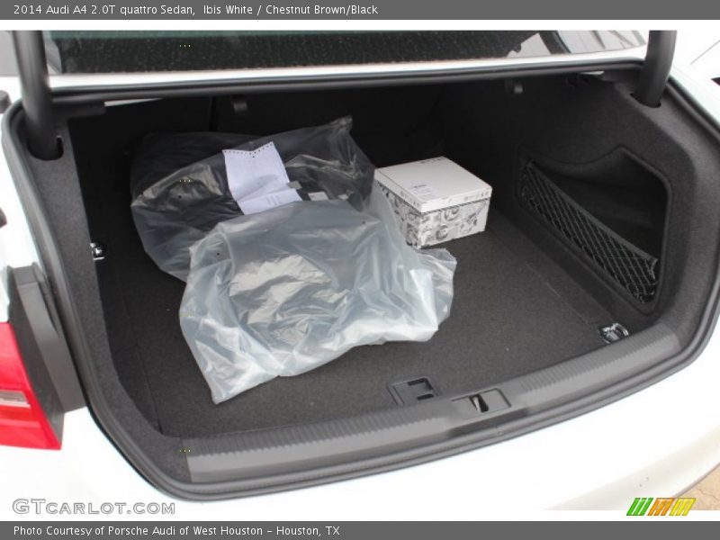 Ibis White / Chestnut Brown/Black 2014 Audi A4 2.0T quattro Sedan