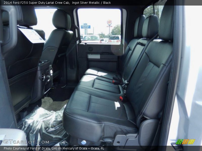 Rear Seat of 2014 F250 Super Duty Lariat Crew Cab