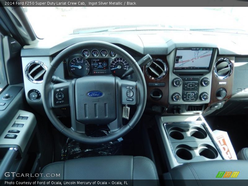 Dashboard of 2014 F250 Super Duty Lariat Crew Cab