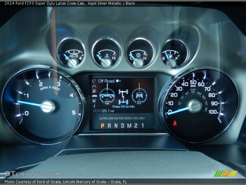  2014 F250 Super Duty Lariat Crew Cab Lariat Crew Cab Gauges