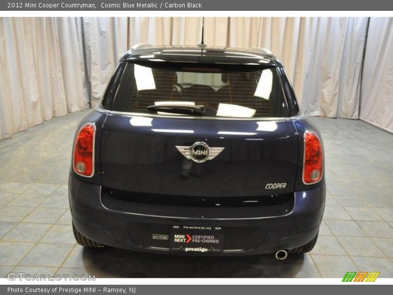 Cosmic Blue Metallic / Carbon Black 2012 Mini Cooper Countryman