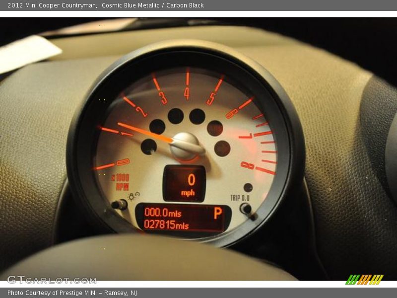 Cosmic Blue Metallic / Carbon Black 2012 Mini Cooper Countryman