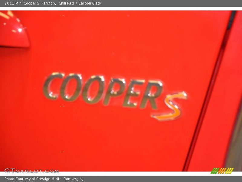 Chili Red / Carbon Black 2011 Mini Cooper S Hardtop