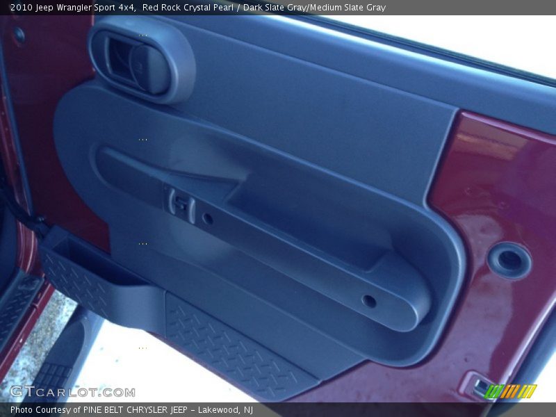 Red Rock Crystal Pearl / Dark Slate Gray/Medium Slate Gray 2010 Jeep Wrangler Sport 4x4